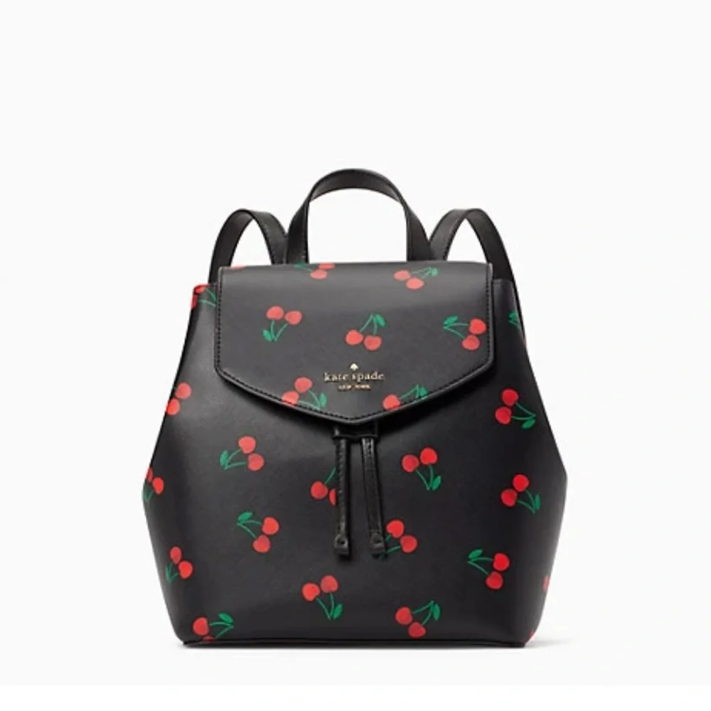Kate Spade lizzie medium flap backpack
BLACK MULTI - Picture 5 of 16